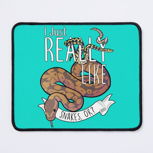 Item preview, I Just Really Like Snakes, OK   designed and sold by HeckinGoodVinyl.