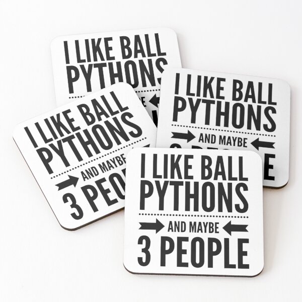 Item preview, I like Ball pythons and maybe 3 people funny design   designed and sold by HeckinGoodVinyl.