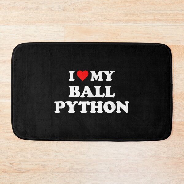 Item preview, I Love My Ball Python Funny Snake Reptile Lover  Long Sleeve  designed and sold by HeckinGoodVinyl.