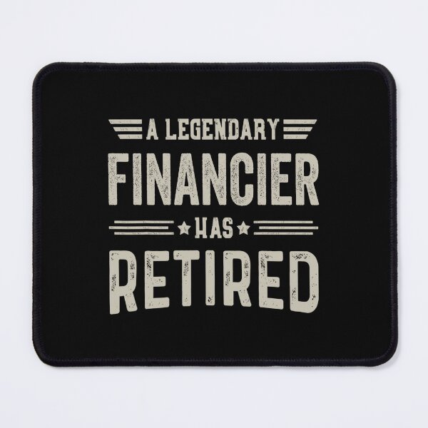 Item preview, The Legendary financier Has Retired T Shirt, financier Retirement Party Gift, Legend, Retiring Birthday Christmas Gift designed and sold by xlnv.