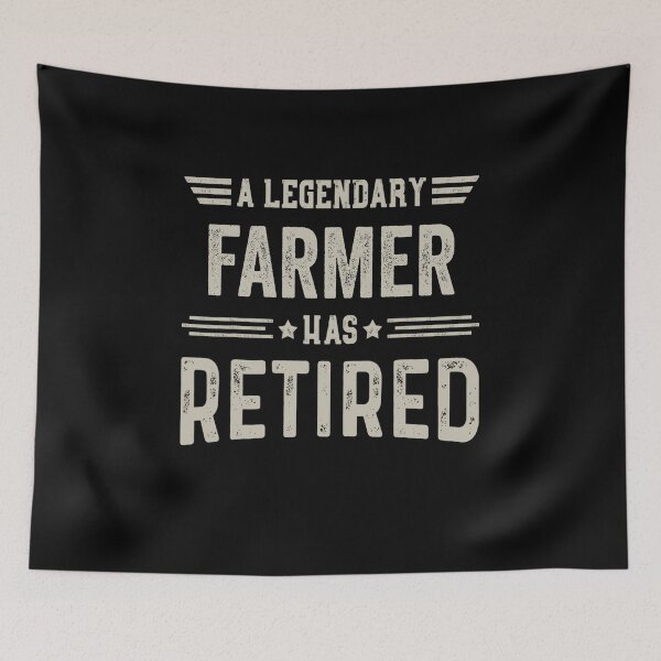 Item preview, The Legendary farmer Has Retired T Shirt, farmer Retirement Party Gift, Legend, Retiring Birthday Christmas Gift designed and sold by xlnv.