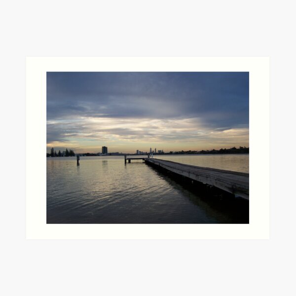 Swan River Applecross Art Print