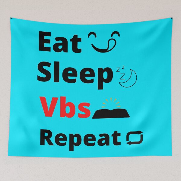 Item preview, Eat Sleep Vbs and Repeat always designed and sold by Artistusha.