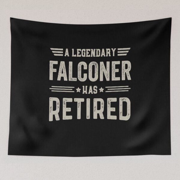 Item preview, The Legendary falconer Has Retired T Shirt, falconer Retirement Party Gift, Legend, Retiring Birthday Christmas Gift designed and sold by xlnv.