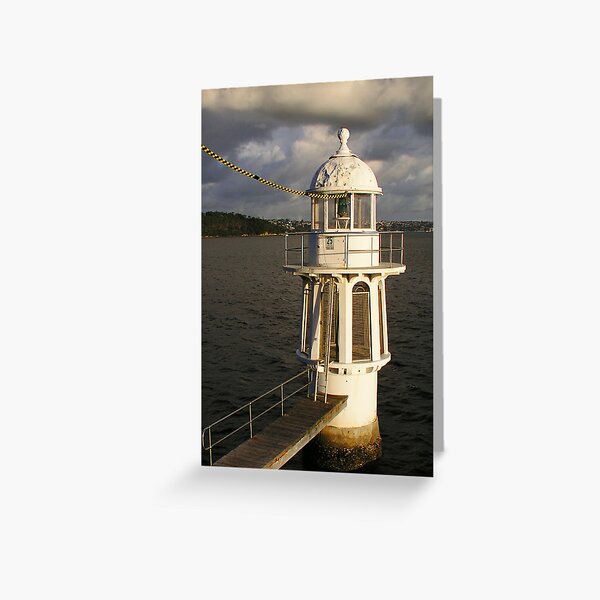 Lighthouse off Cremorne Point Greeting Card