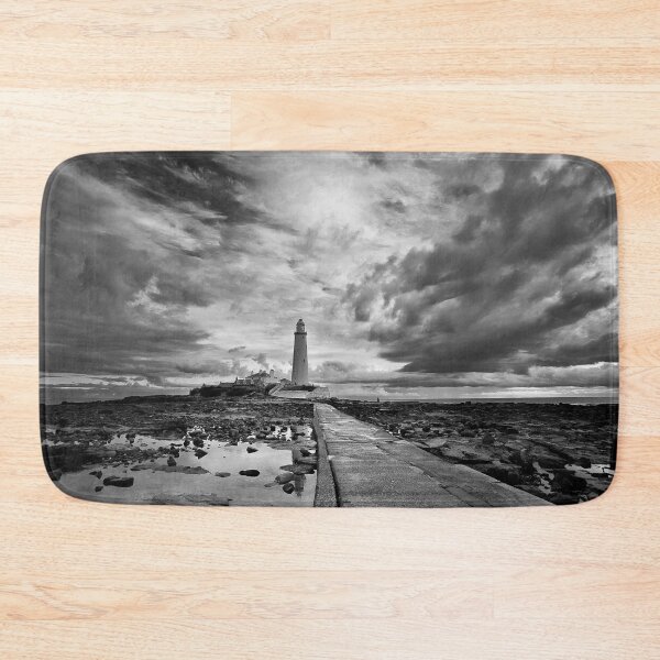 Item preview, Early morning reflections at St Mary's Island - Monochrome designed and sold by Violaman.