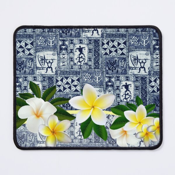 Item preview, Hawaiian Petroglyph Tapa and Plumeria designed and sold by J Marielle Designs.