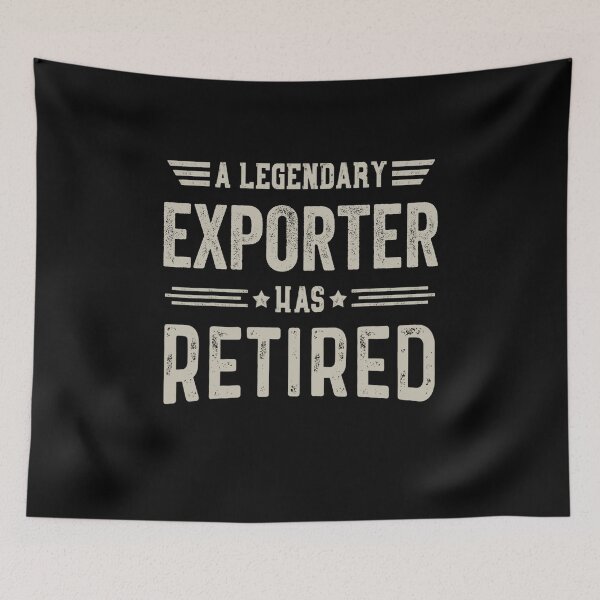 Item preview, The Legendary exporter Has Retired T Shirt, exporter Retirement Party Gift, Legend, Retiring Birthday Christmas Gift designed and sold by xlnv.