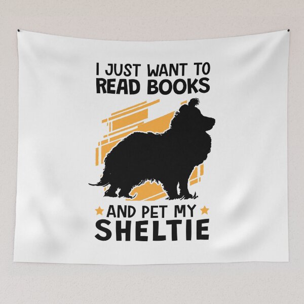 Item preview, Read books and pet the Shetland Sheepdog designed and sold by madgrfx.