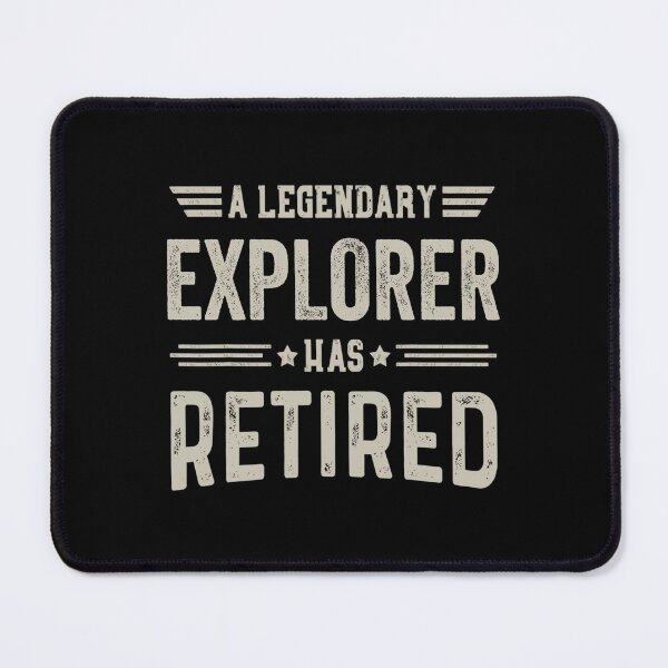 Item preview, The Legendary explorer Has Retired T Shirt, explorer Retirement Party Gift, Legend, Retiring Birthday Christmas Gift designed and sold by xlnv.