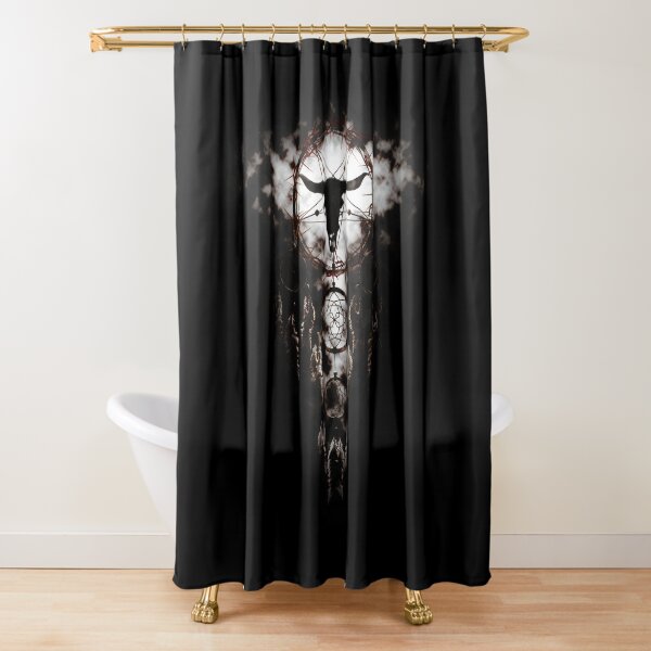 Summoning circle pentagram - Dreamcatcher Shower Curtain