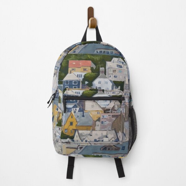 Item preview, Rooftops in Bergen, Norway designed and sold by LornaBowdenART.
