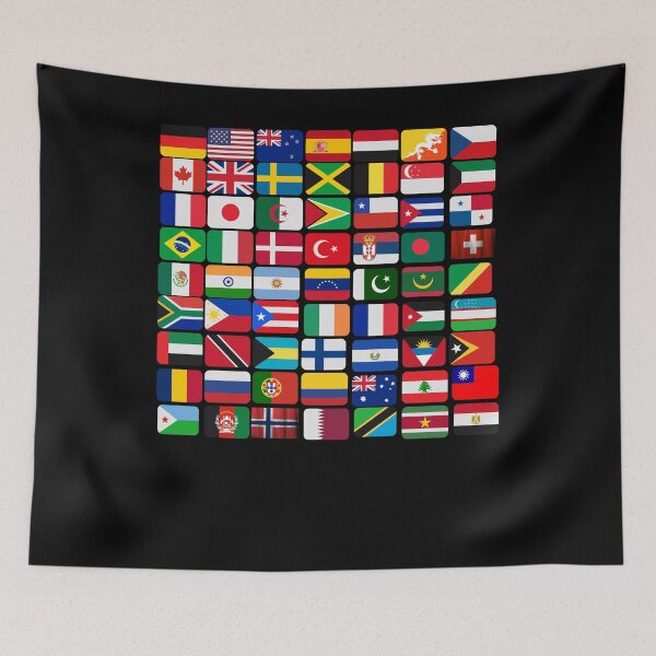 Item preview, Flags of the Countries of the World International Graphic Cool Designs designed and sold by Norstyle.