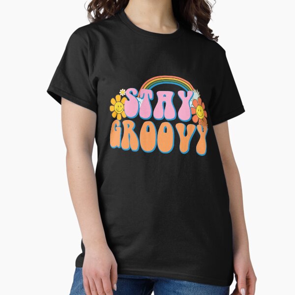 Item preview, Vintage Stay Groovy Retro Hippie Funny  designed and sold by VictoriaKo.