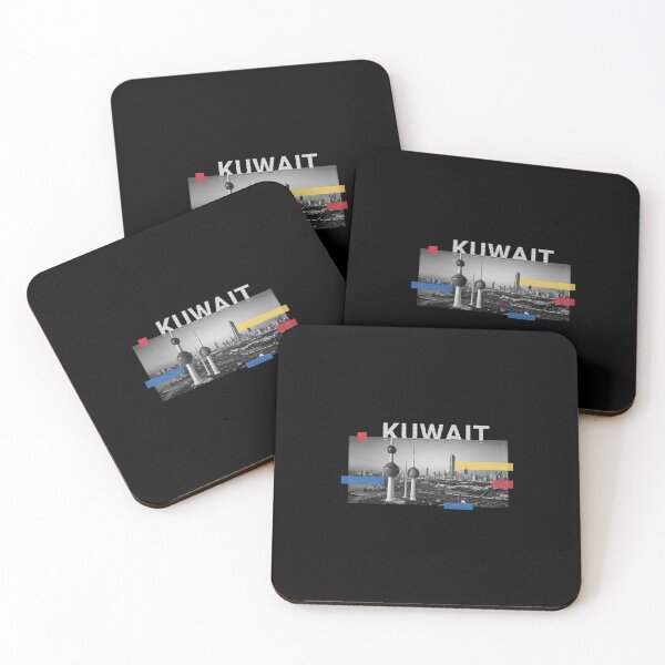 Item preview, Kuwait City Kuwait Flag Sticker designed and sold by TulipaGraphics.