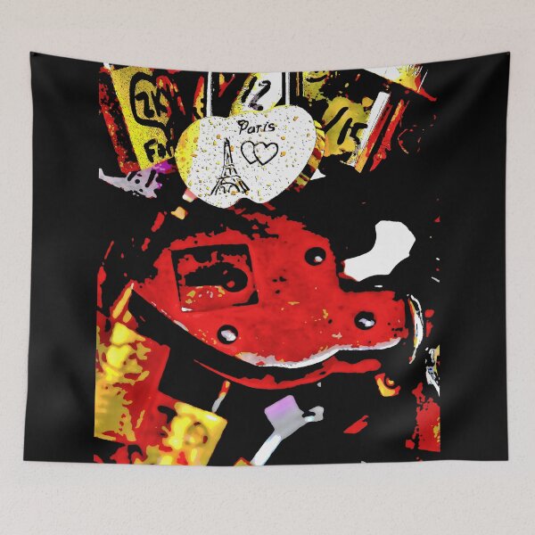 Item preview, Red Love lock, Paris France  designed and sold by nikstol.
