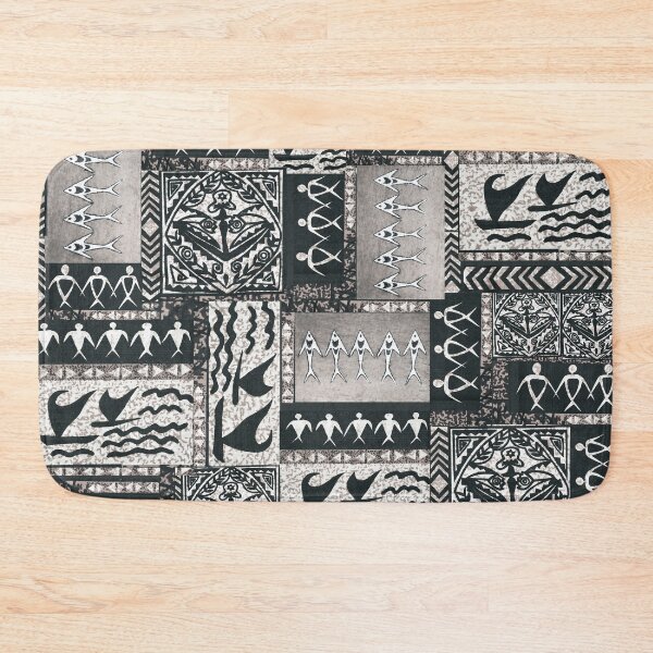 Item preview, Hawaiian Vintage Sailing Canoe Tapa  designed and sold by J Marielle Designs.