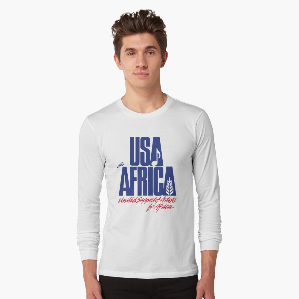 USA for AFRICA WE ARE THE WORLD 長袖Tシャツ S 国内外の人気！ 6200