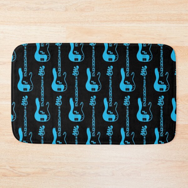 Item preview, Bass Guitar Cutout - Blue designed and sold by QuarterMoon.