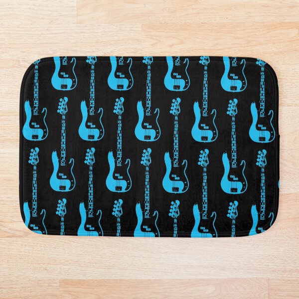 Item preview, Bass Guitar Cutout - Blue designed and sold by QuarterMoon.