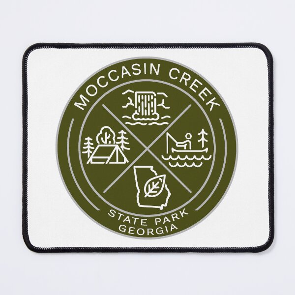Item preview, Moccasin Creek State Park Heraldic Logo designed and sold by VanyaKar.