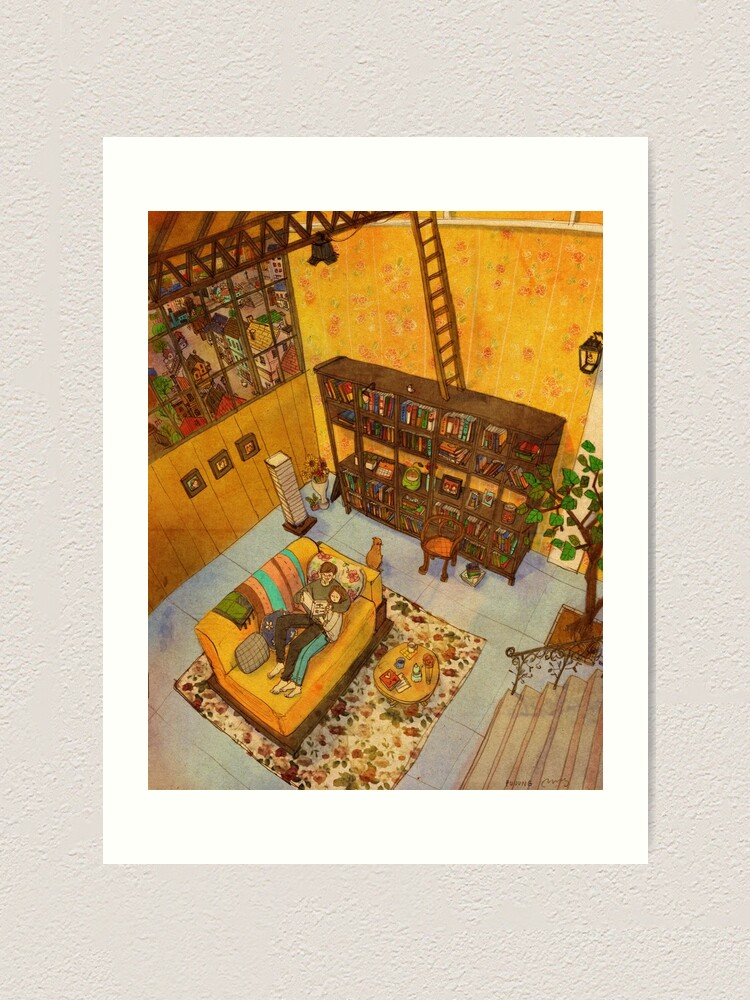 Alternate view of Read to me Art Print
