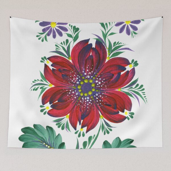 Item preview, Ukrainian art Petrykivka art Ukrainian flower  designed and sold by Sunflower-7.