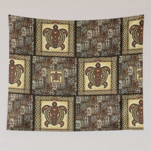 Item preview, Hawaiian Honu Tapa designed and sold by J Marielle Designs.