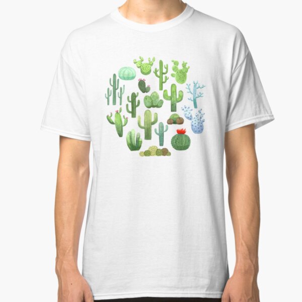 Watercolor Cactus Classic T-Shirt