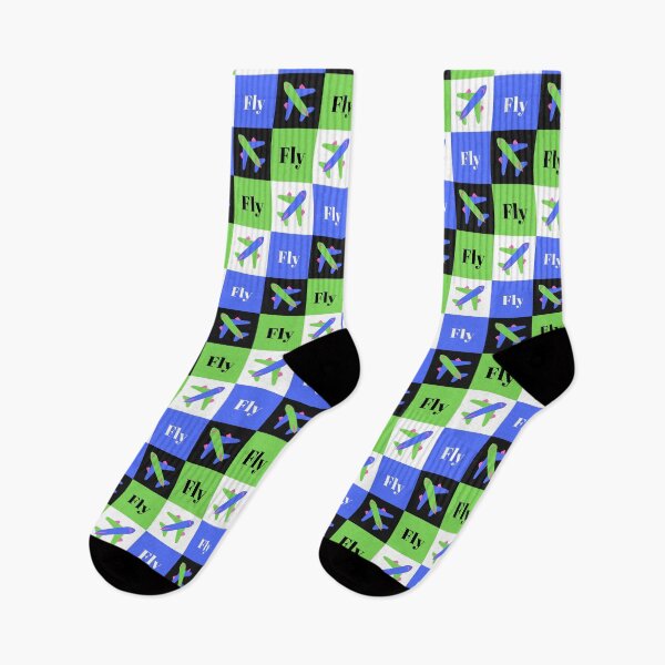 Item preview, Fly High Verde Azul Avión designed and sold by BuZeeBee.