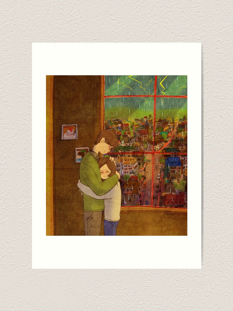 Alternate view of Rainy day Art Print