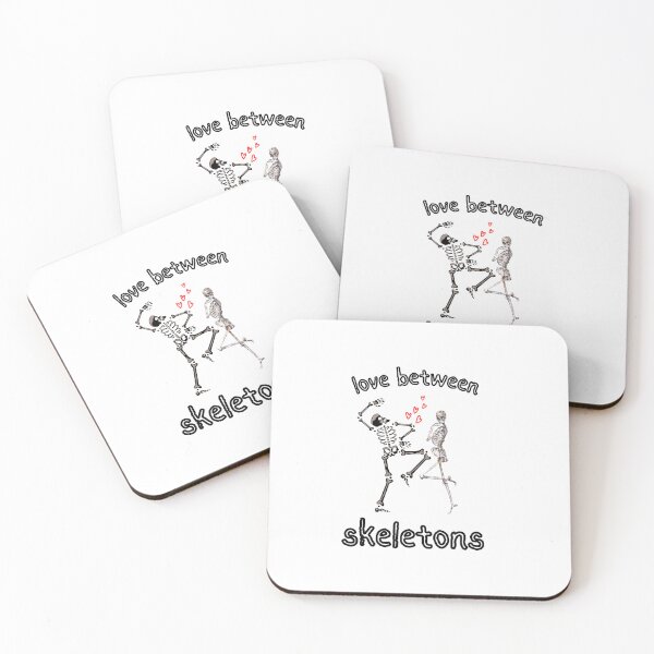 Item preview, Love between skeletons, skull  designed and sold by ROBOUE.