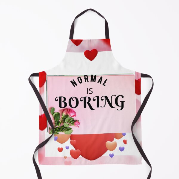 Item preview, NORMAL IS BORING FUNNY THING designed and sold by VividThreadsDesignStudio.