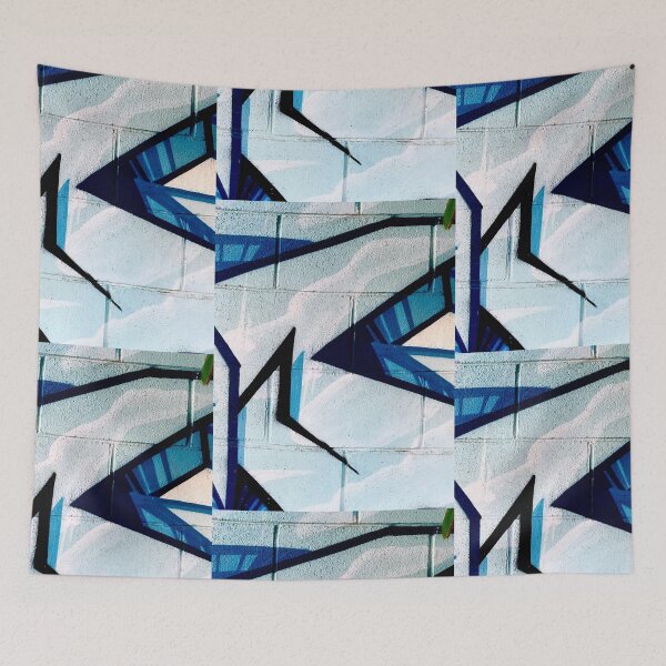 Item preview, Colorful background spray graffiti urban abstract street art  designed and sold by Tropical Blood.