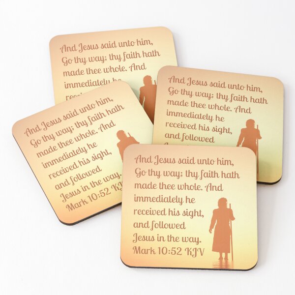 Item preview, Mark 10:52 King James Version Bible Verse designed and sold by Caregiverology.