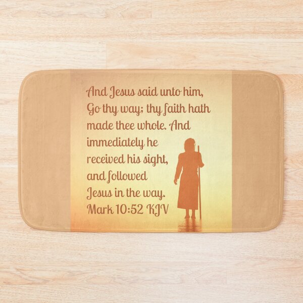 Item preview, Mark 10:52 King James Version Bible Verse designed and sold by Caregiverology.