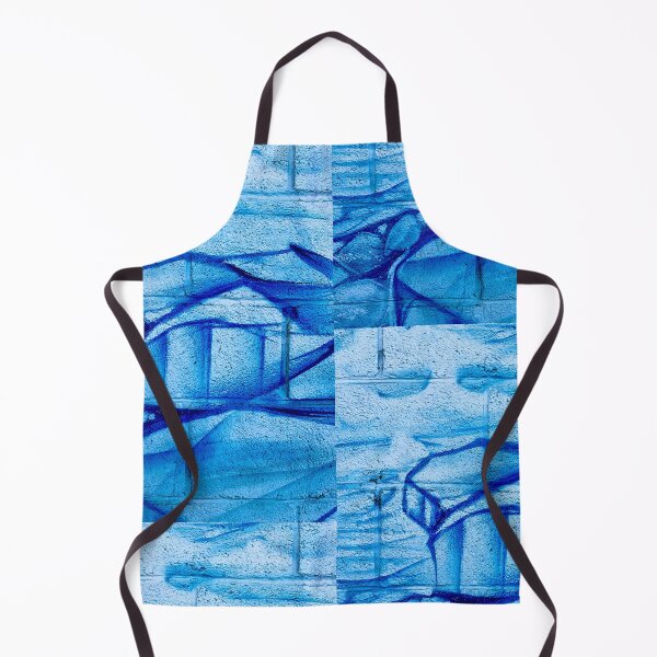 Item preview, Underground blue ice texture street art graffiti urban art poster designed and sold by Tropical Blood.
