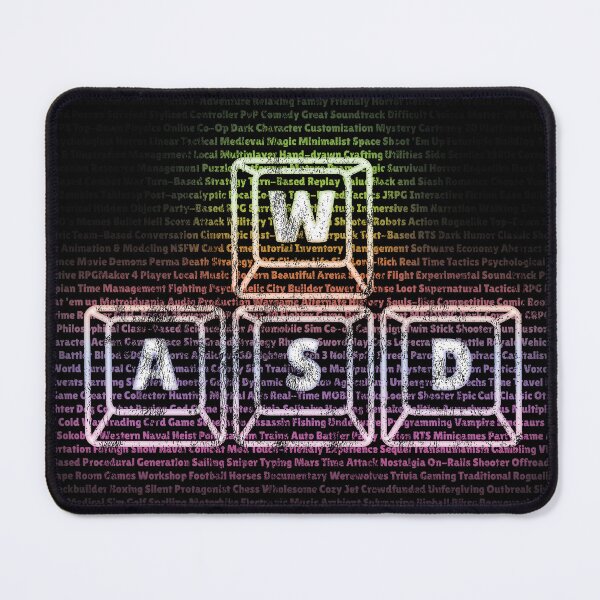 Item preview, Colorful Gamer WASD | PC Gaming for Life | Video Game Genres | Nerdy Awesomeness designed and sold by SqrlStudios.