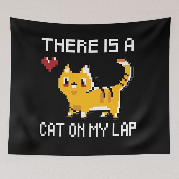 Item preview, there is a cat on my lap  designed and sold by remerasnerdas.
