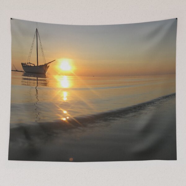 Artikelvorschau, Meer und Sonnenuntergang entworfen und verkauft von Mialunaa.