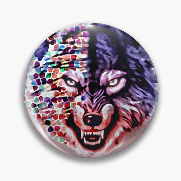 Item preview, Zidika Mosaic Wolf designed and sold by Boztik-Designs.