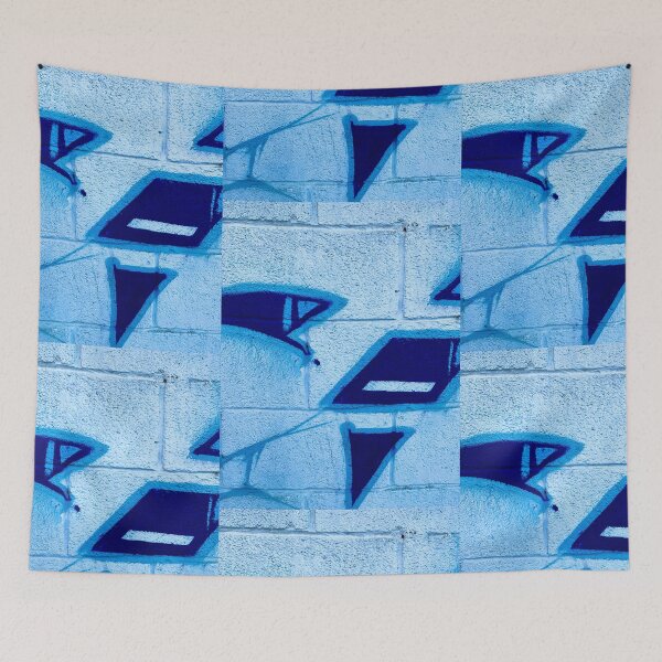 Item preview, Graffiti art street art urban wall art spray blues  designed and sold by Tropical Blood.
