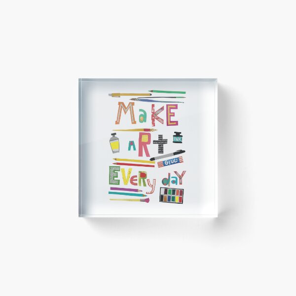 Item preview, Make Art Everyday Collage designed and sold by jenbucheli.