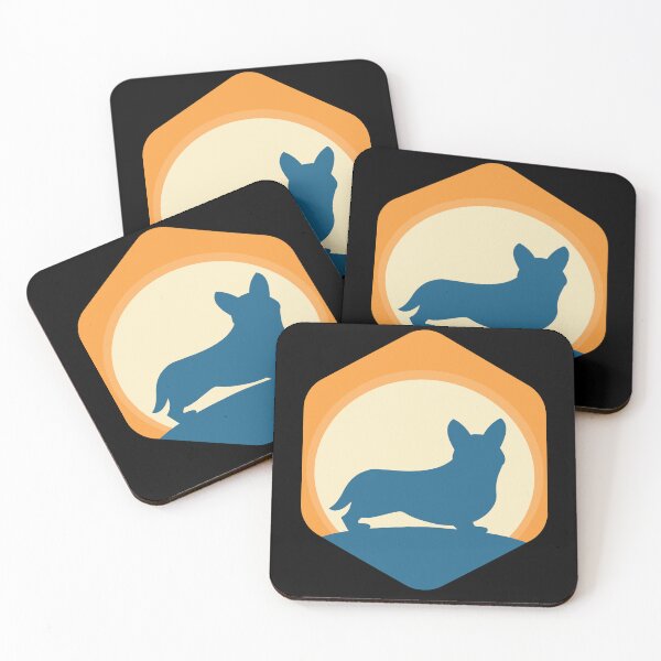 Item preview, corgi sun sunset design for corgi lovers silhouette designed and sold by alaechamlal.