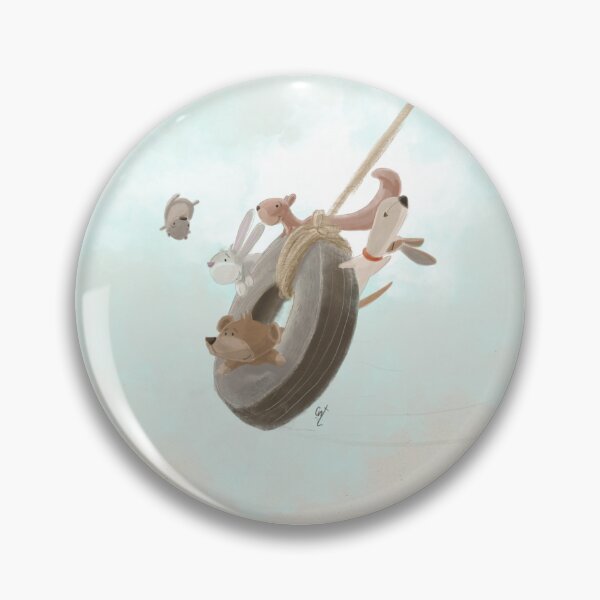 Item preview, Critters on a Tire Swing designed and sold by Critnthings.