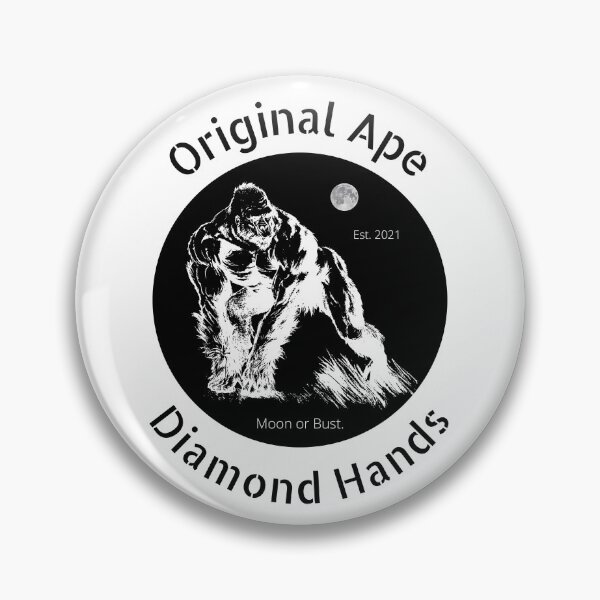 Item preview, Ape Diamond Hands - Stonk designed and sold by DorkDome.