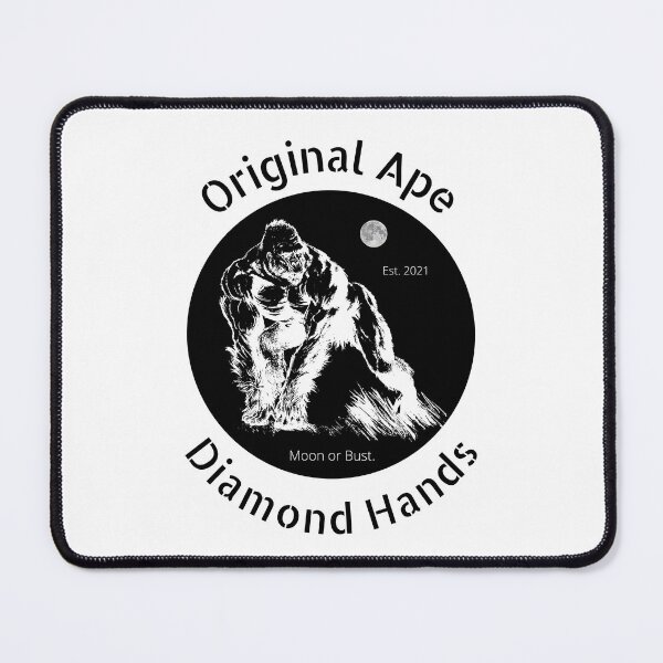 Item preview, Ape Diamond Hands - Stonk designed and sold by DorkDome.