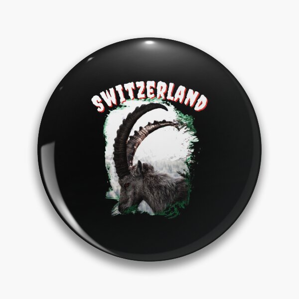 Item preview, Switzerland Alpine ibex Schweiz the Alps designed and sold by Swissstore.