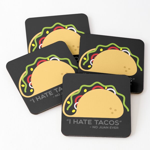 Item preview, I hate tacos no juan ever tacos neon sign funny mexican street food merch designed and sold by T-Mex.
