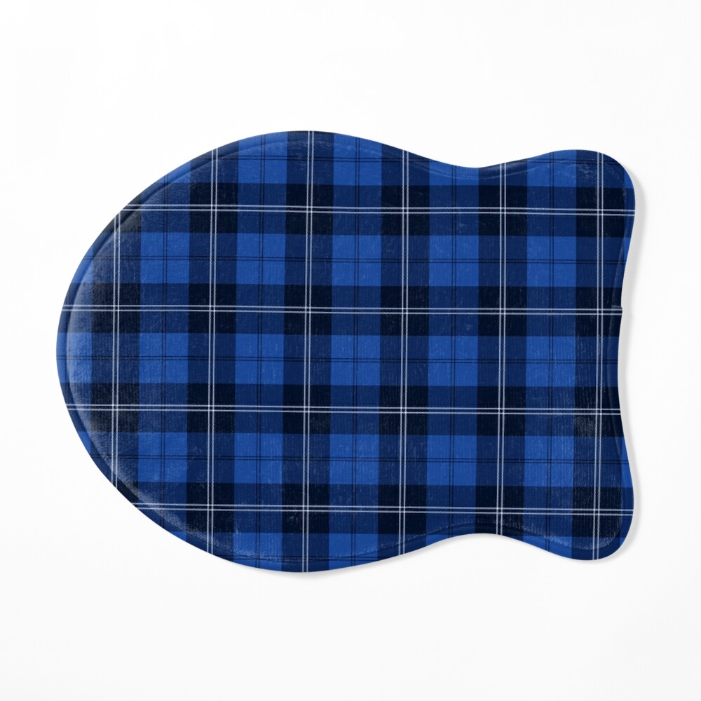 Buffalo Plaid Watercolor in Blue Hand & Bath Towel by Jackie